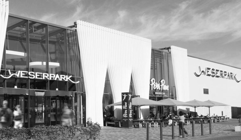 Shopping Center Weserpark in Bremen, Eingangsbereich