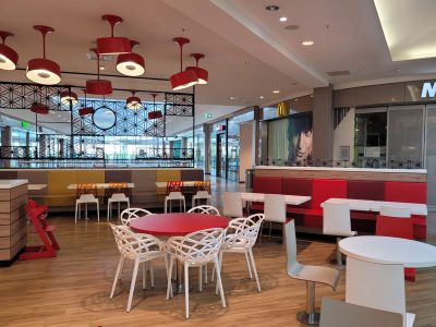 Redesign Food Court Weserpark, Restaurantbereich